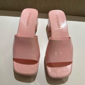 Steve Madden Light Pink Block Heels